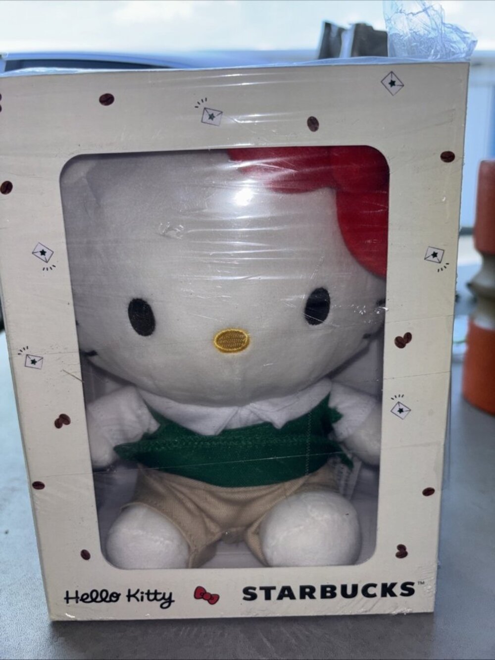 Starbucks Coffee Hello Kitty Plush Barista Toy Doll 2025 LE New